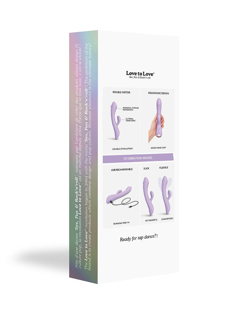 Love to Love - Bunny & Clyde - Rabbit Vibrator - Mauve