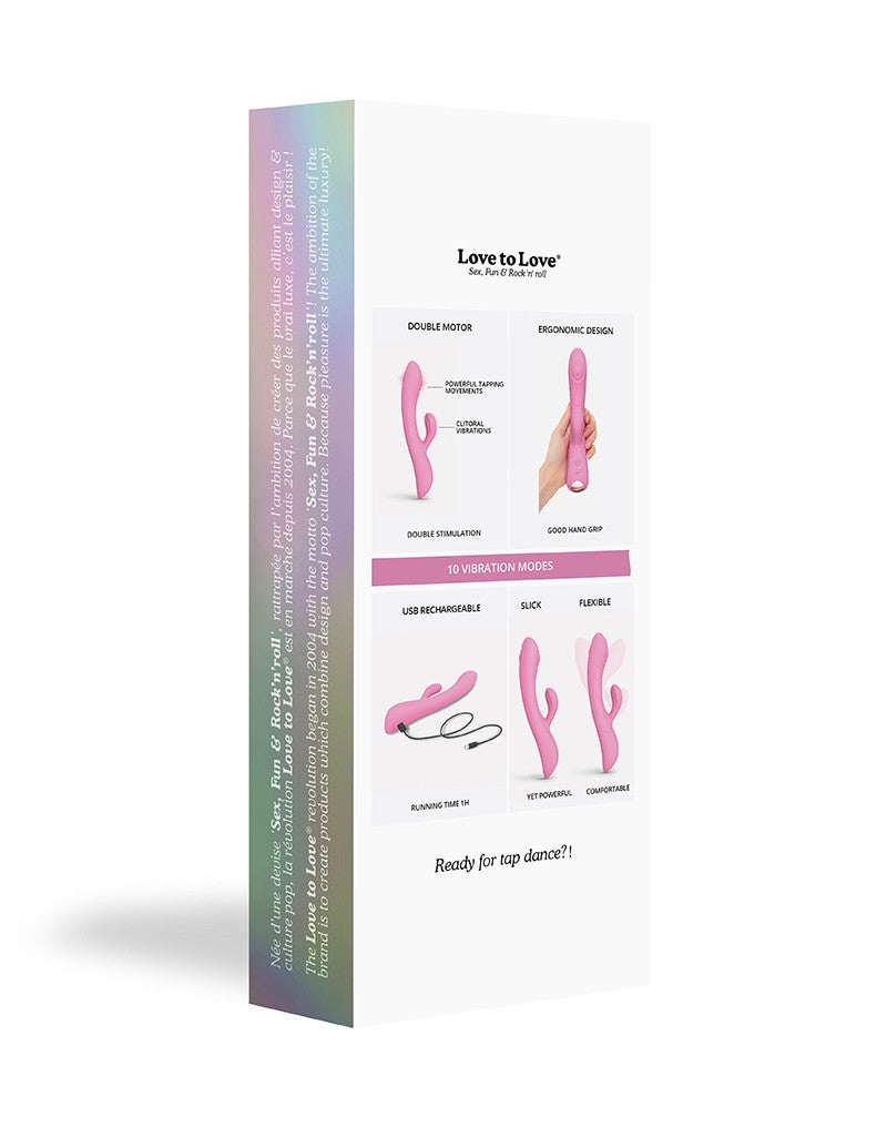 Love to Love - Bunny & Clyde - Rabbit Vibrator - Rosa