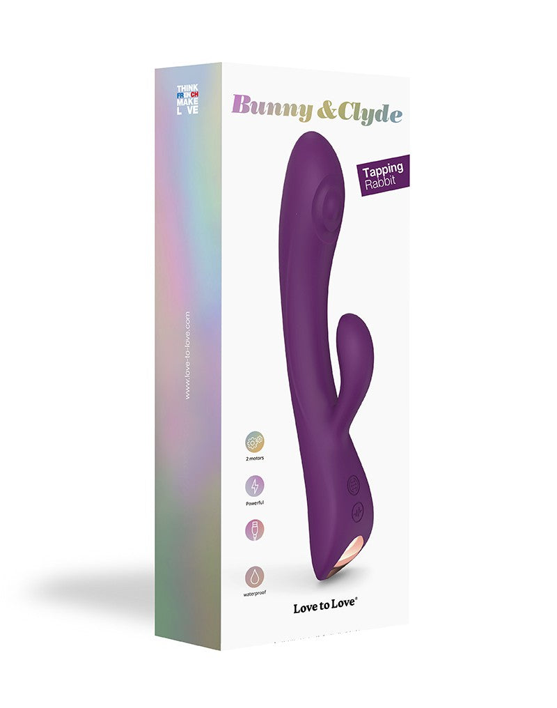 Love to Love - Bunny & Clyde - Rabbit Vibrator - Violett