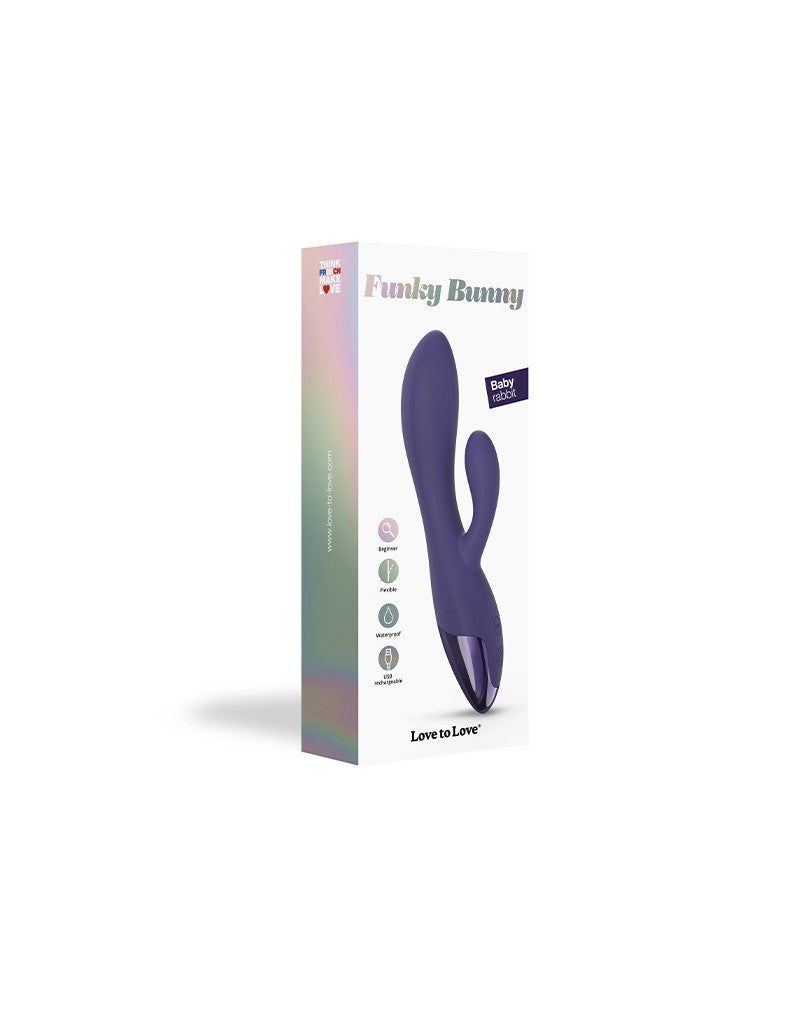 2: Love to Love - Funky Bunny - Kaninchen-Vibrator - Indigo