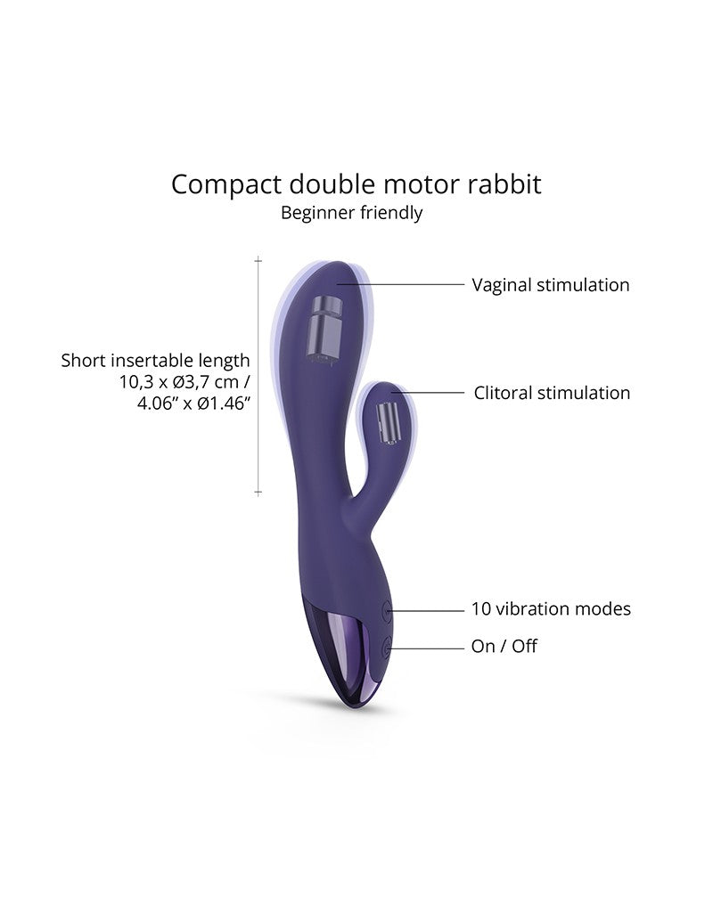 6: Love to Love - Funky Bunny - Kaninchen-Vibrator - Indigo