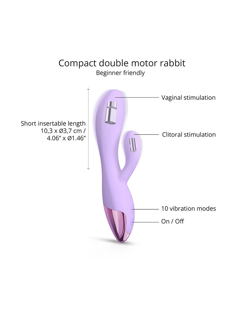 6: Love to Love - Funky Bunny - Kaninchen-Vibrator - Mauve