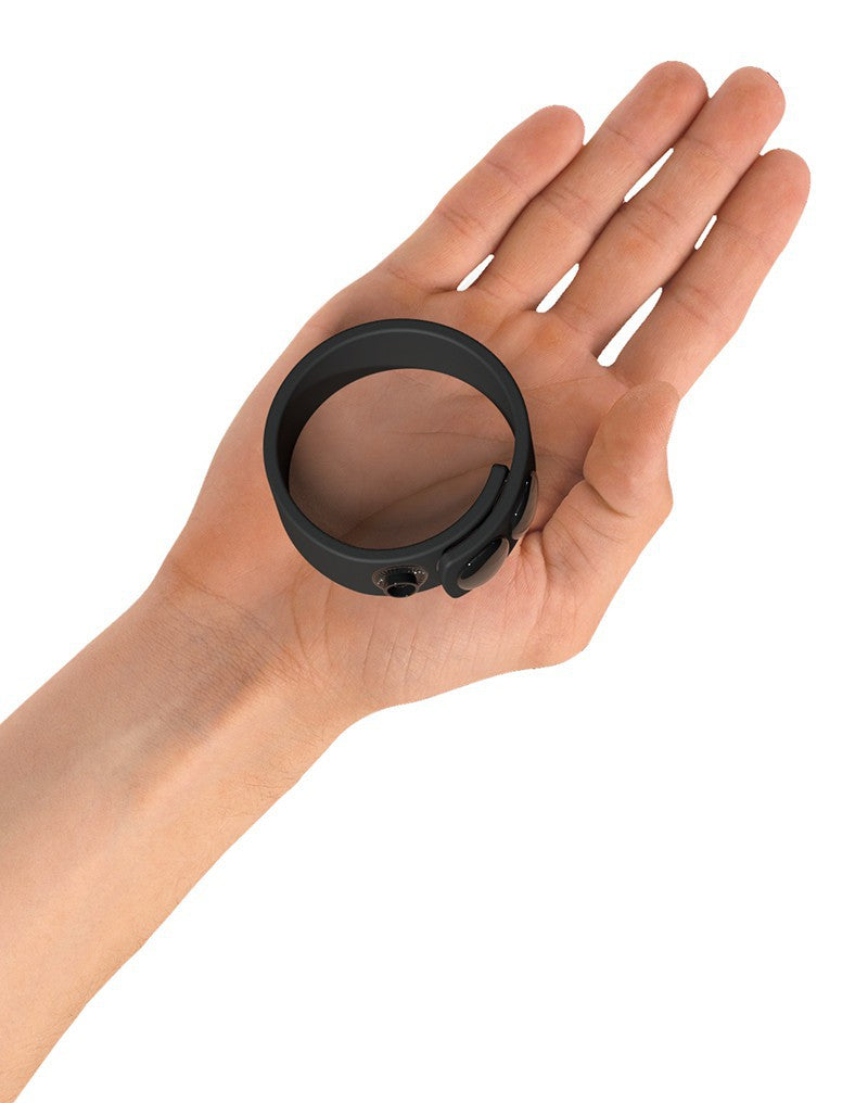 8: Love to Love - Hero Ring - Verstellbarer Cockring - Schwarz