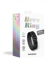 Love to Love - Hero Ring - Verstellbarer Cockring - Schwarz