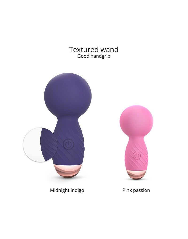 5: Love to Love - Itsy Bitsy - Mini Wand Vibrator - Indigo