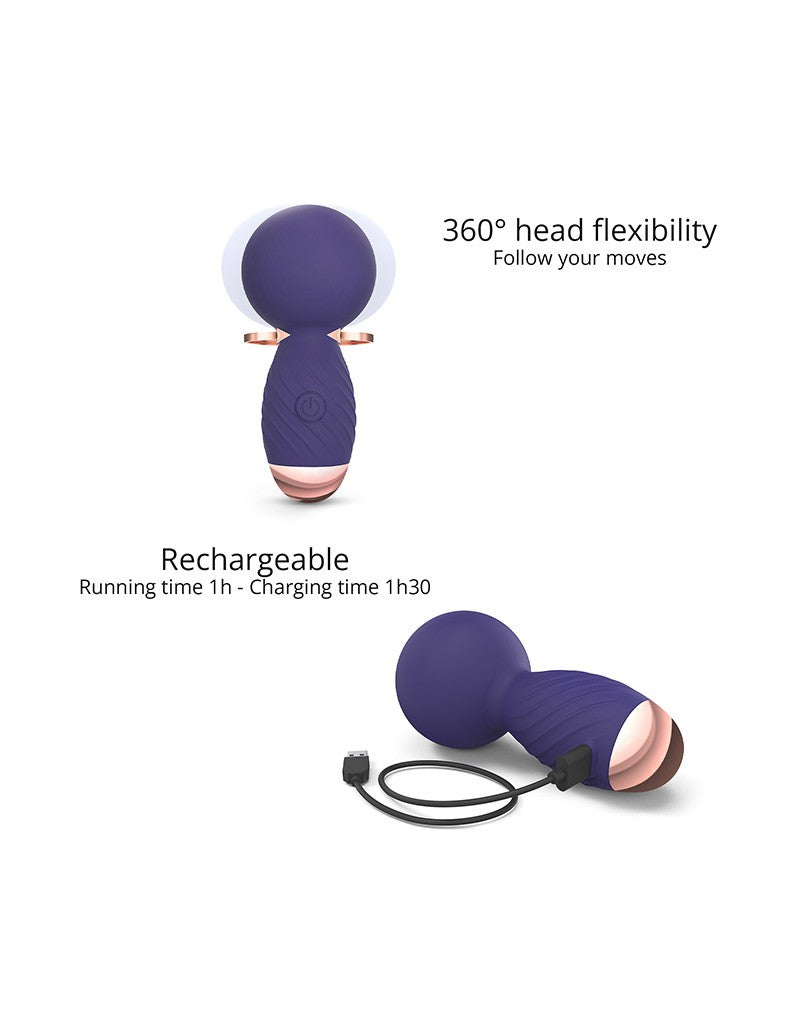 6: Love to Love - Itsy Bitsy - Mini Wand Vibrator - Indigo