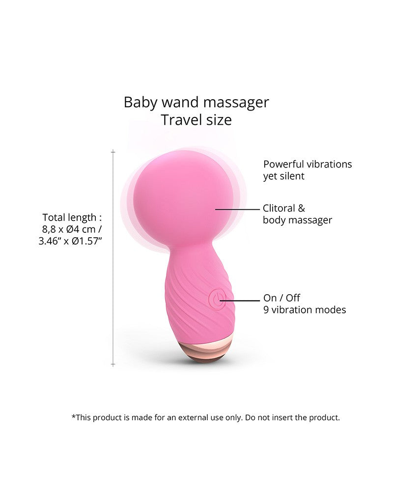 4: Love to Love - Itsy Bitsy - Mini Wand Vibrator - Pink