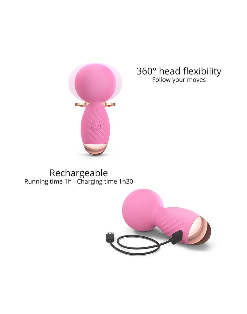 6: Love to Love - Itsy Bitsy - Mini Wand Vibrator - Pink