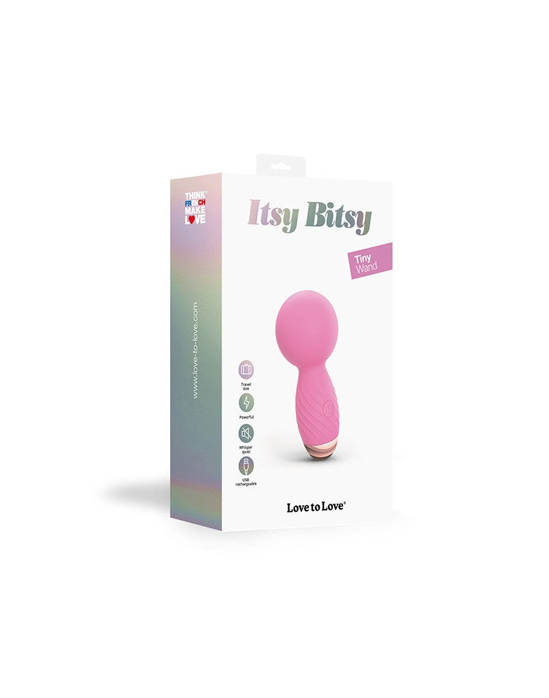 2: Love to Love - Itsy Bitsy - Mini Wand Vibrator - Pink