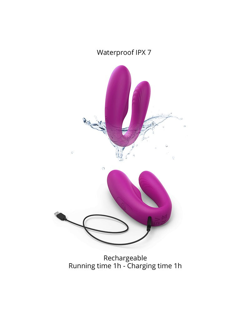 5: Love to Love - Match Up - Paar-Vibrator mit Fernbedienung - Rosa