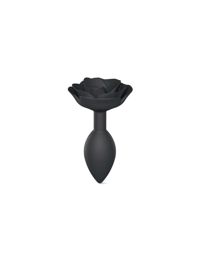 1: Love to Love - Open Roses Größe L - Analplug - Schwarz