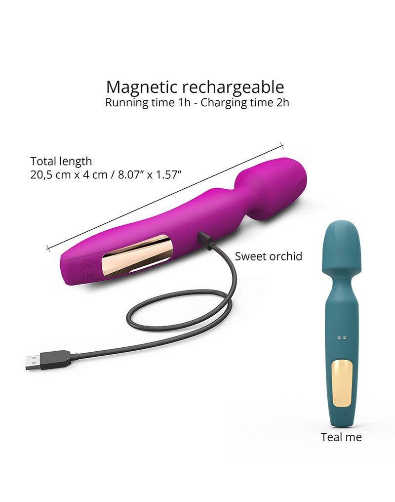 5: Love to Love - R-Evolution - Zauberstab-Vibrator mit 2 Aufsätzen - Rosa