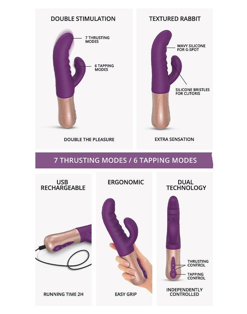 Love to Love - Sassy Bunny - Rabbit Vibrator - Violett