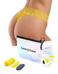 Love to Love - Secret Panty 2 - Panty Vibrator mit Fernbedienung - Gelb