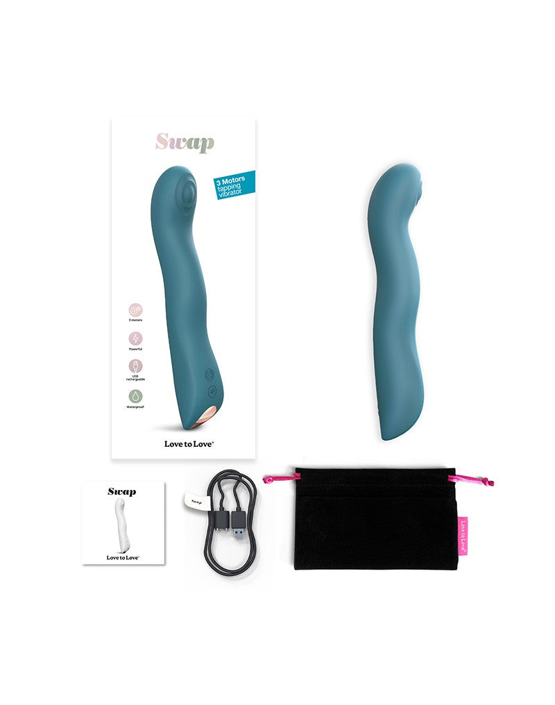 2: Love to Love - Swap - P&G Spot Tapping Vibrator - Blau