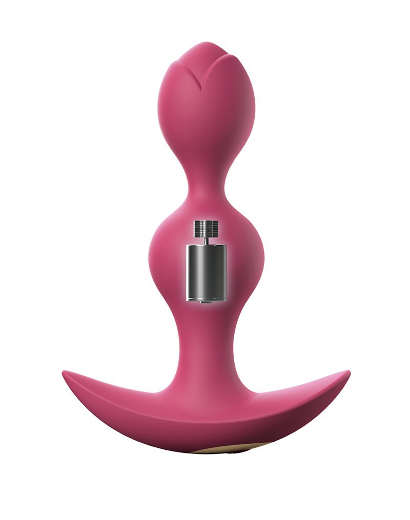 2: Love to Love - Twinny Bud - Vibrierender Analplug - Plum
