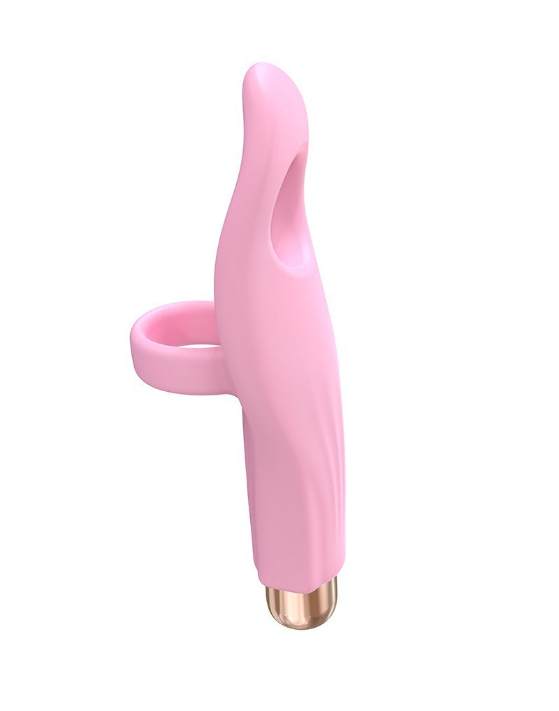 Love to Love - Vibrating Tickle Me - Fingervibrator - Rosa