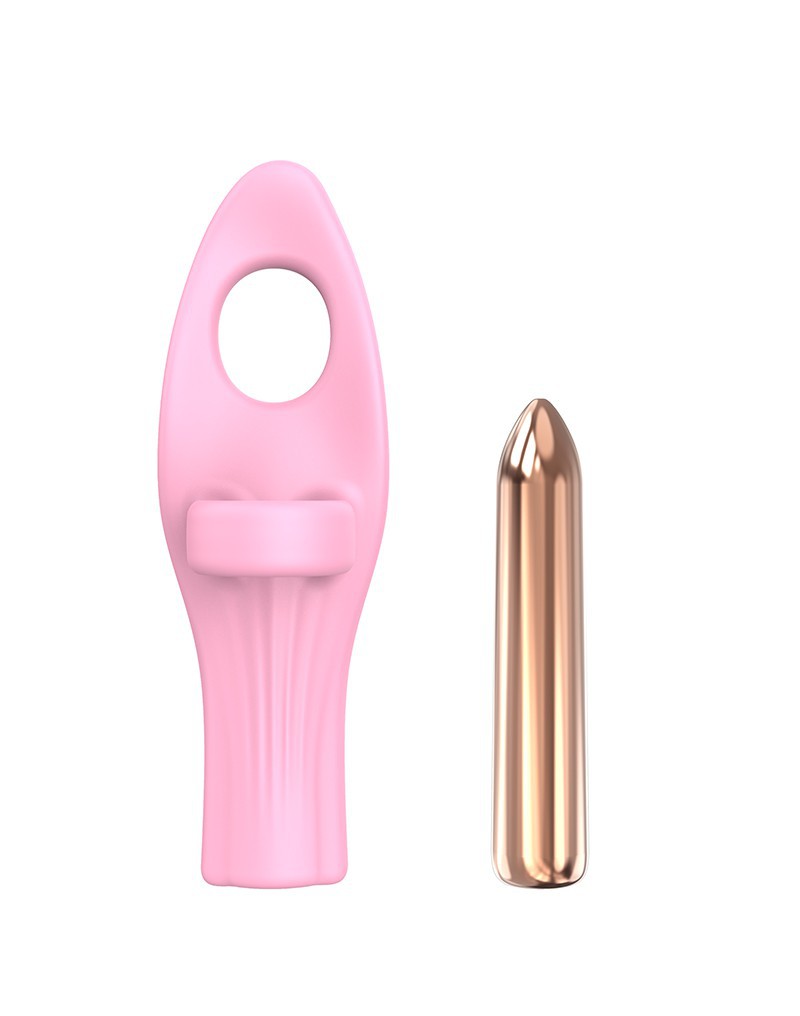 Love to Love - Vibrating Tickle Me - Fingervibrator - Rosa