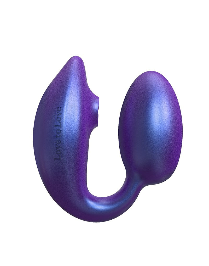 3: Love to Love - Wonderlover - Klitoris-Vibrator - Lila