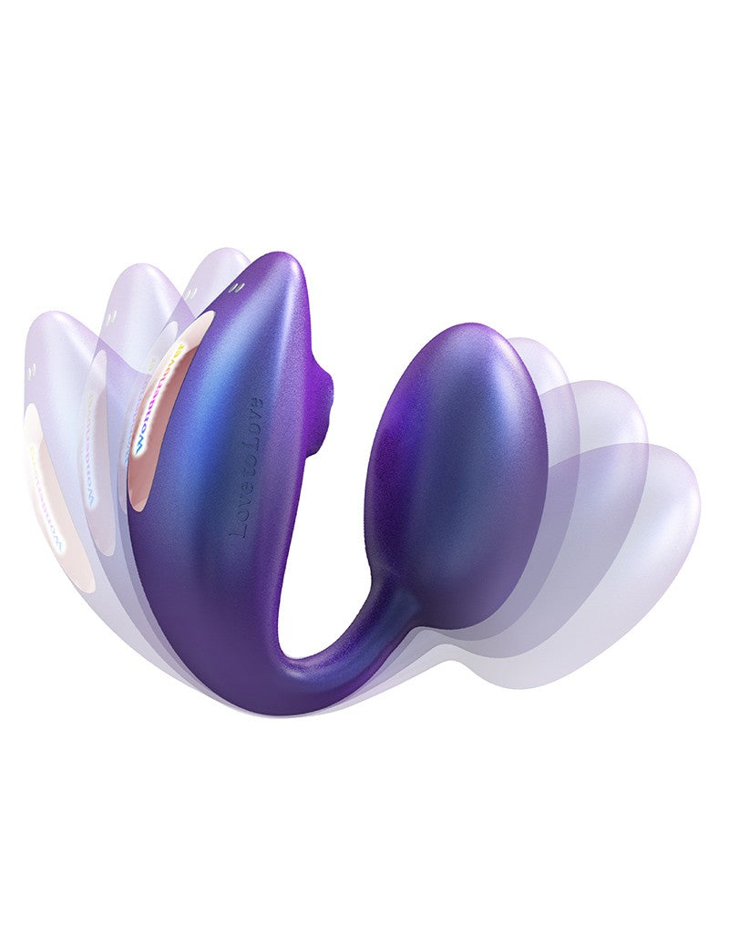 5: Love to Love - Wonderlover - Klitoris-Vibrator - Lila