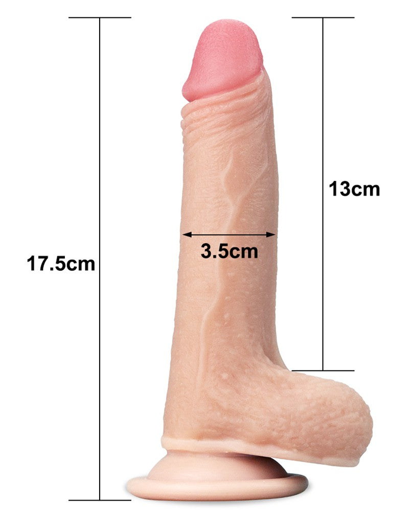 5: LoveToy - 7 inch Sliding Skin Dildo