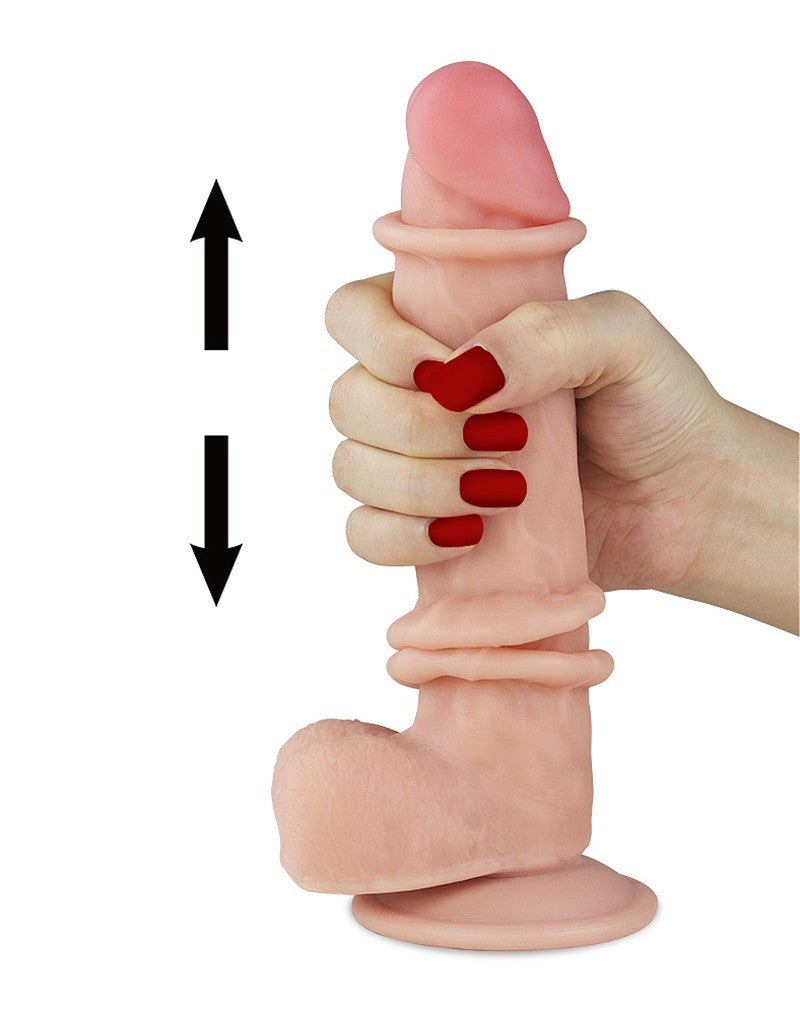 5: LoveToy - 8 inch Sliding Skin Dildo