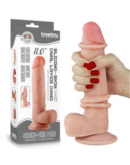LoveToy - 8 inch Sliding Skin Dildo