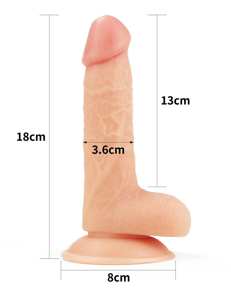 2: LoveToy Easy Strap-On Set with 18 cm Dildo
