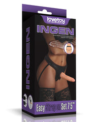 LoveToy Easy Strap-On Set with 19 cm Dildo