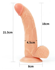 2: LoveToy Easy Strap-On Set with 21,5 cm Dildo