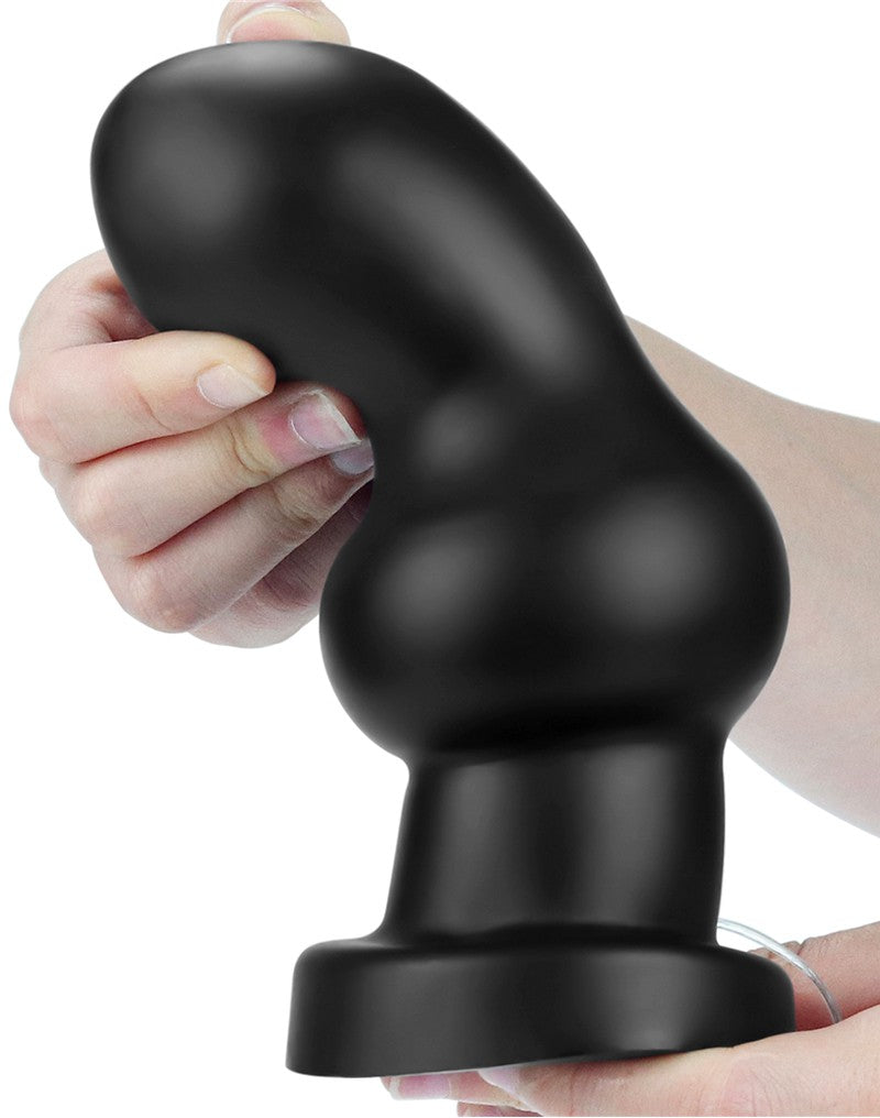 LoveToy - King Size Vibrating Anal Rammer 18 cm - Schwarz