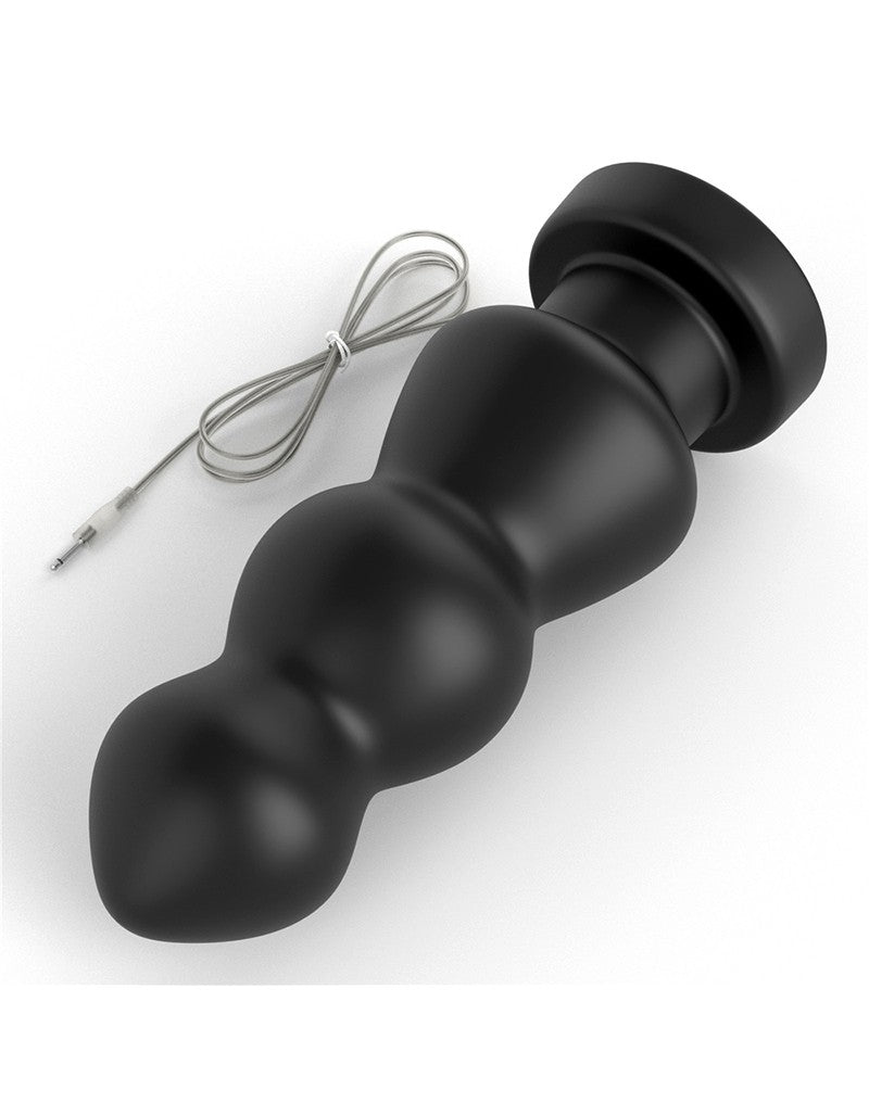 LoveToy - King Size Vibrating Anal Rigger 20 cm - Schwarz