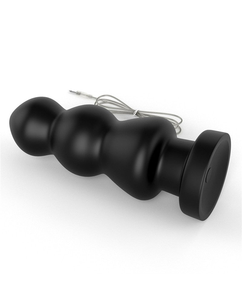 LoveToy - King Size Vibrating Anal Rigger 20 cm - Schwarz