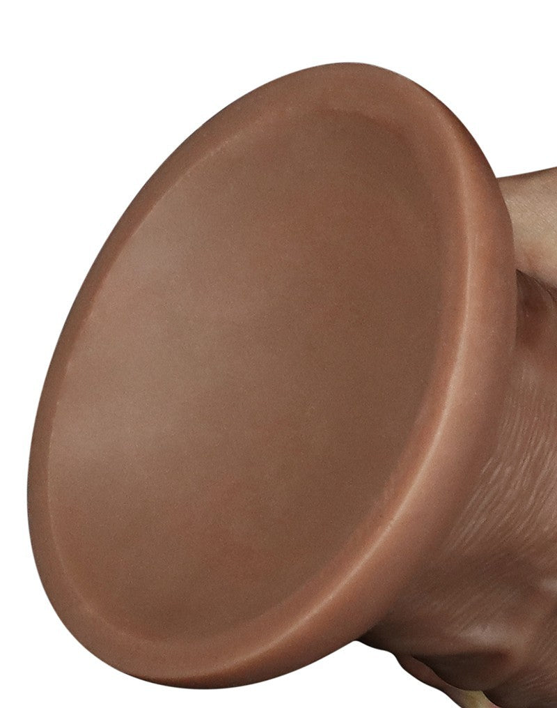 LoveToy - Realistic Chubby Dildo 27 cm - Braun