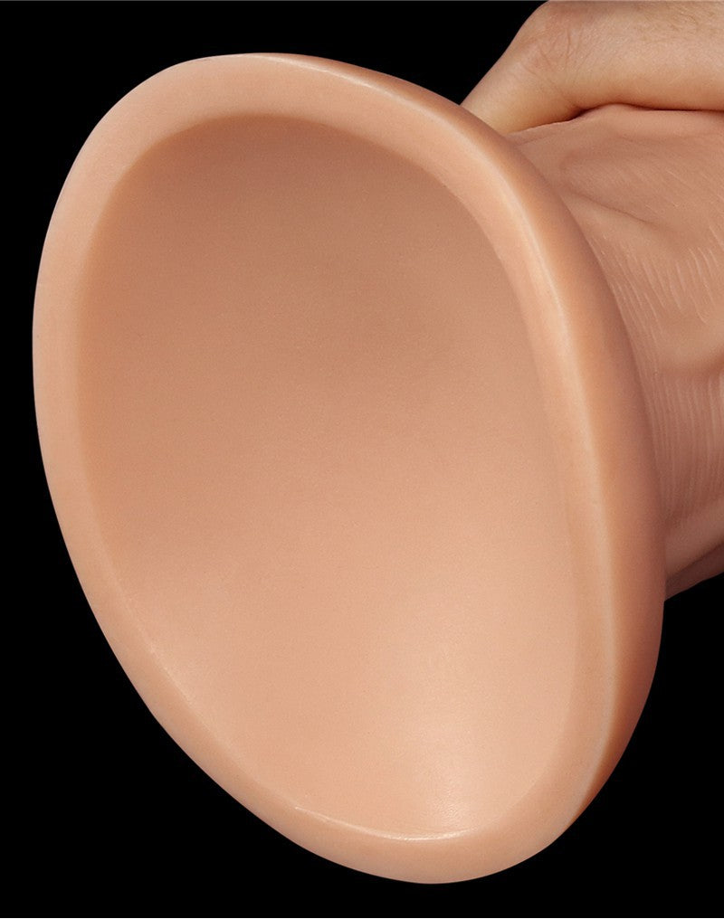 6: LoveToy - Realistic Curved Dildo 24 cm - Nude