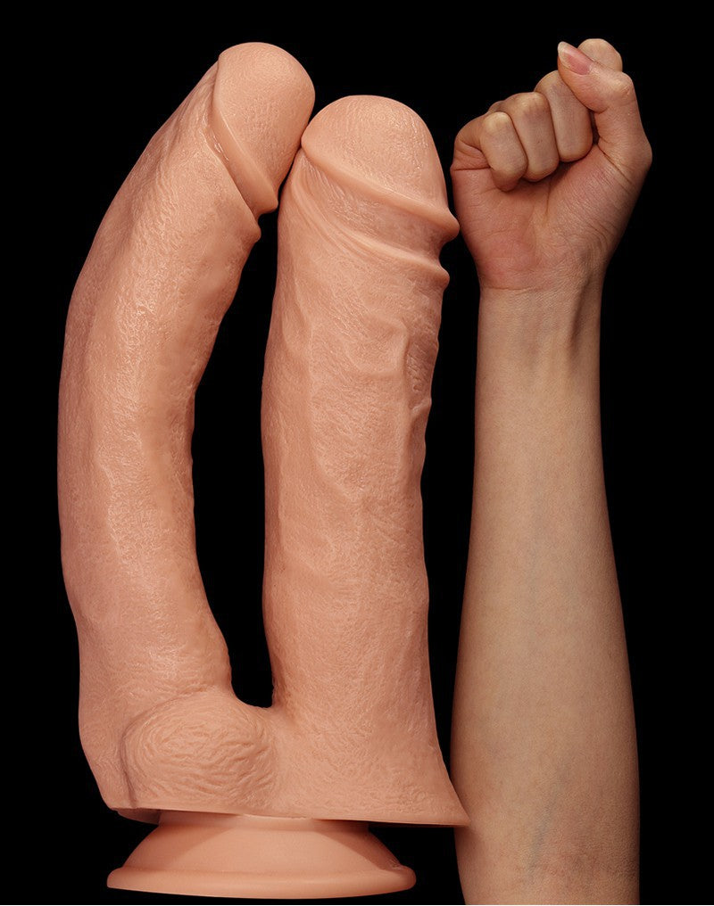 5: LoveToy - Realistic Mega Double Dildo 30 cm - Nude