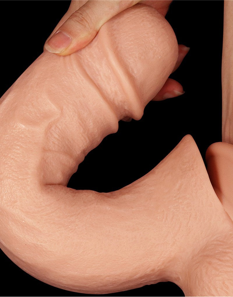 11: LoveToy - Realistic Mega Double Dildo 30 cm - Nude