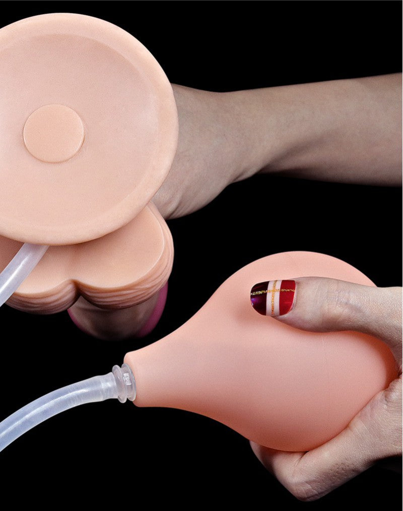 9: LoveToy - Squirt Extreme Dildo 23 cm - Nude