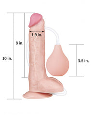 3: LoveToy - Squirt Extreme Dildo 25 cm - Nude