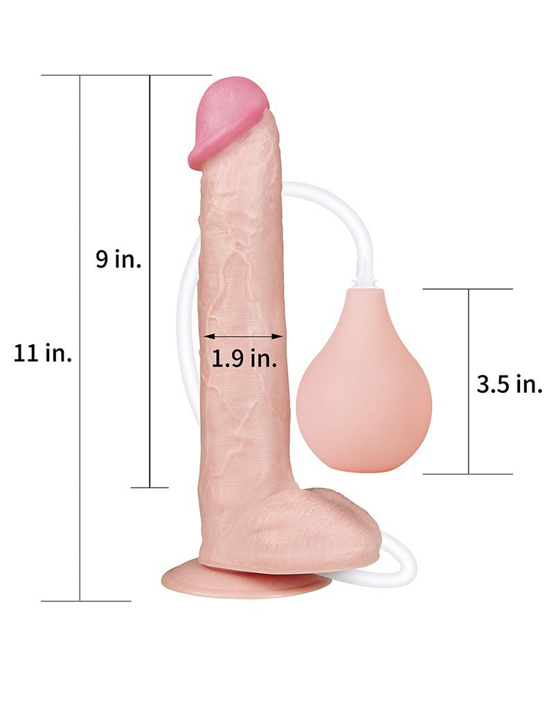 3: LoveToy - Squirt Extreme Dildo 28 cm - Nude