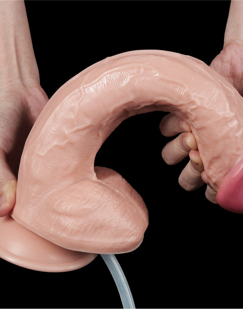 6: LoveToy - Squirt Extreme Dildo 28 cm - Nude