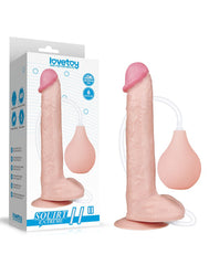 1: LoveToy - Squirt Extreme Dildo 28 cm - Nude