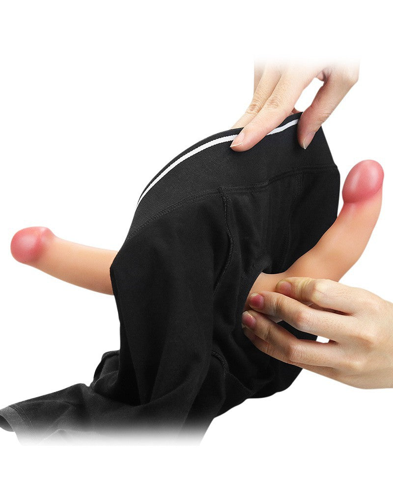LoveToy - Unisex Strap-On Shorts Größe L - Schwarz