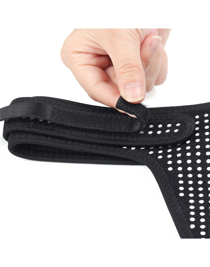 LoveToy - Easy Strap-on Harness (ohne Dildo) - Schwarz & Weiß