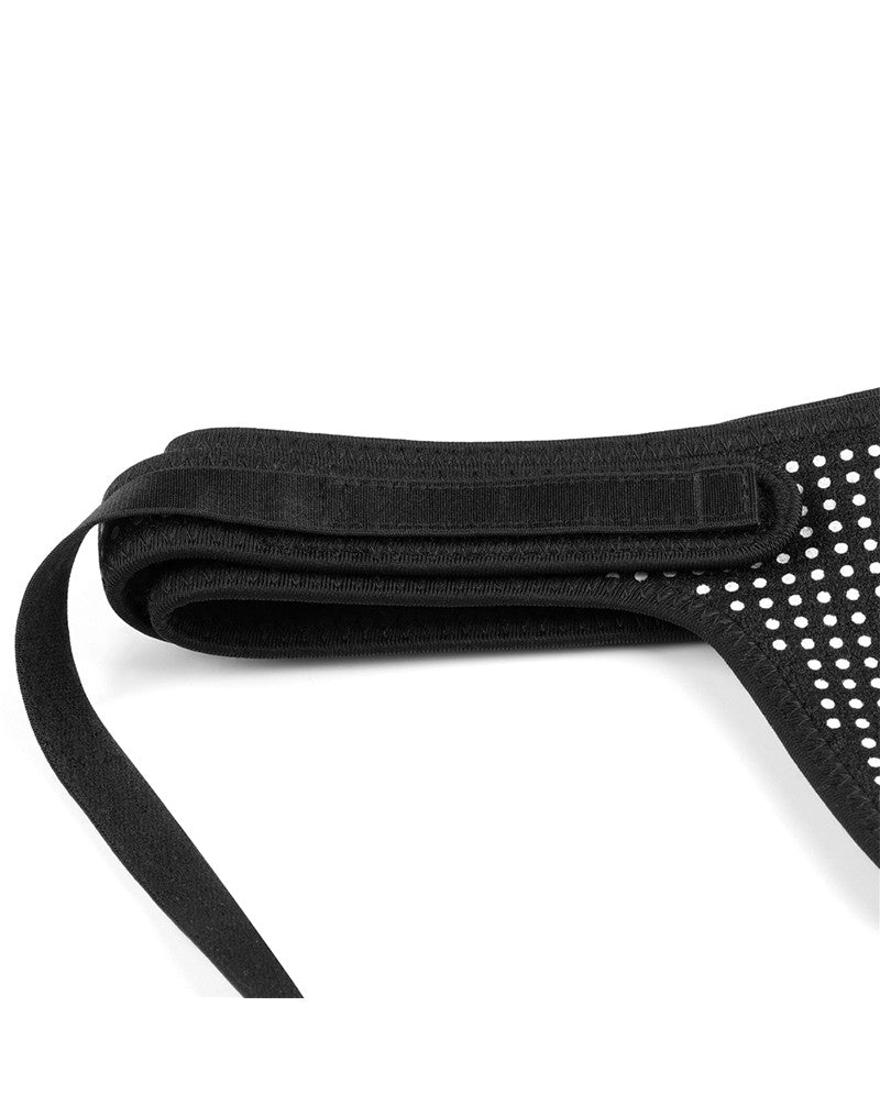 LoveToy - Easy Strap-on Harness (ohne Dildo) - Schwarz & Weiß