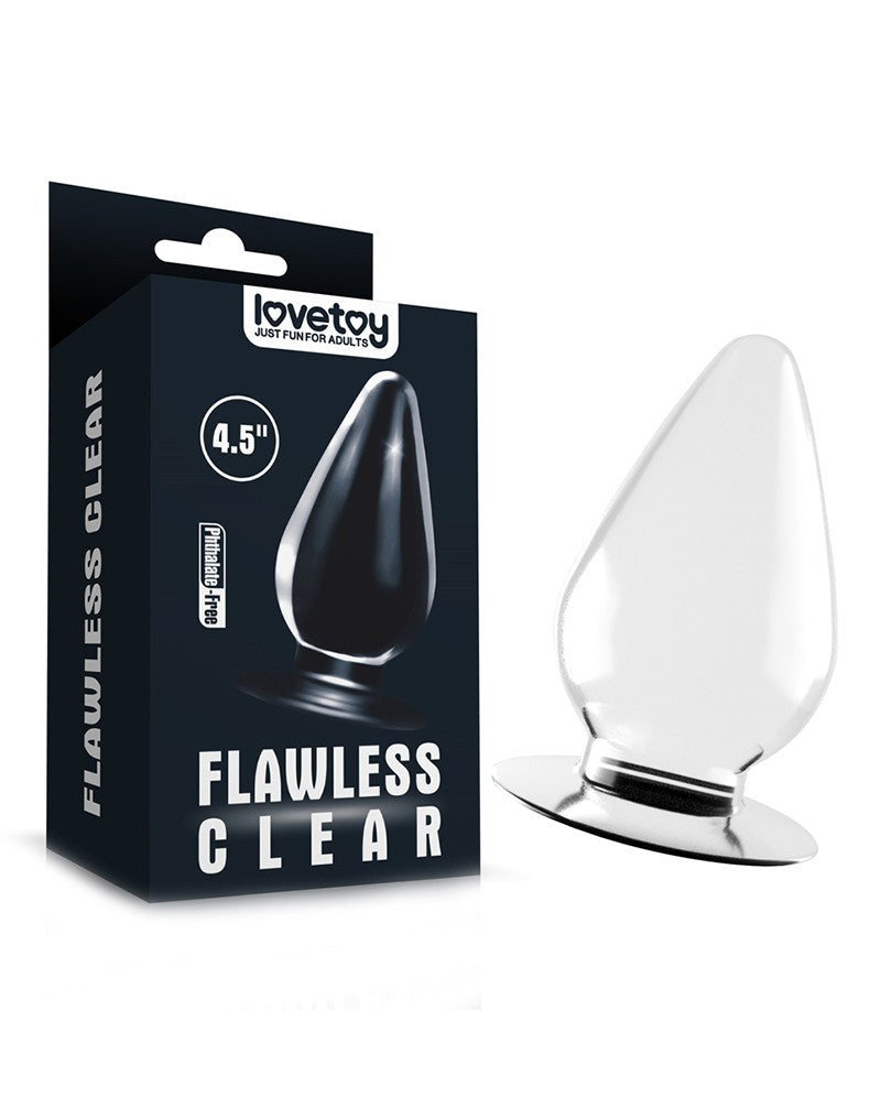 LoveToy - Flawless Clear Anal Plug 11.5 cm