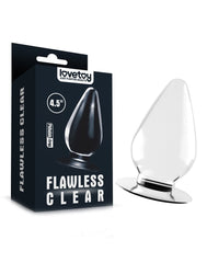 LoveToy - Flawless Clear Anal Plug 11.5 cm