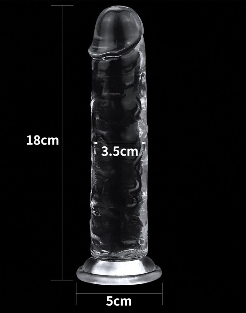 7: LoveToy - Flawless Clear Dildo 18 cm
