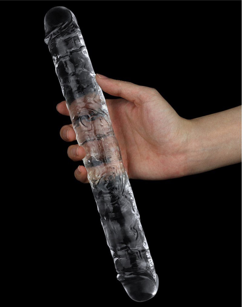 2: LoveToy - Flawless Clear Double Dildo 30 cm
