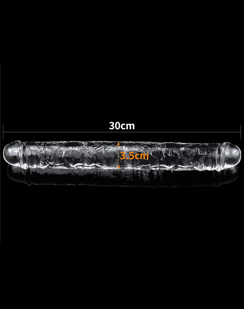 8: LoveToy - Flawless Clear Double Dildo 30 cm